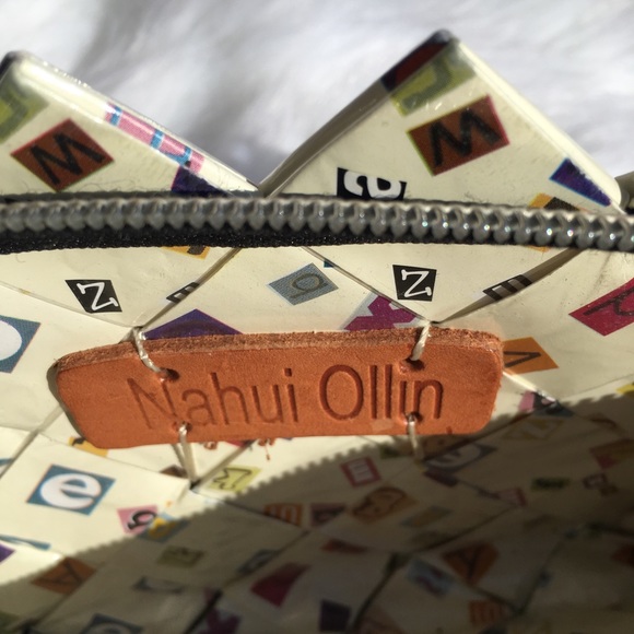 Nahui Ollin Clutch Wristlet Unique Letters - Picture 4 of 5